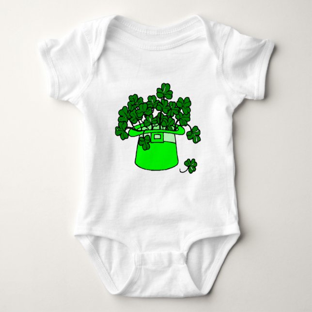Shirt des St. Patrick's Day Säuglings (Vorderseite)