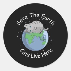 Shirt des Vintagen Earth Day Earth Day Runder Aufkleber