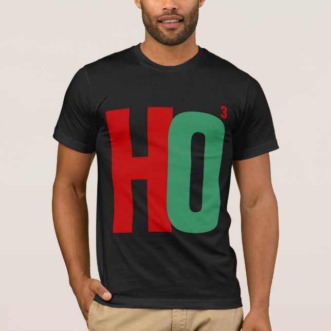 Shirt des WeihnachtenHO3 (Ho Ho Ho) (Vorderseite)