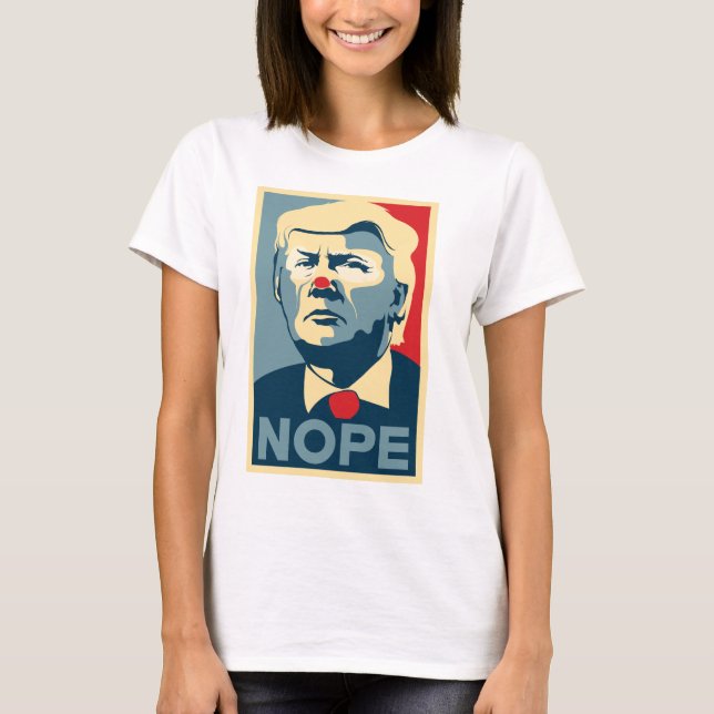 Shirt Donald Trump "NOPE" (Vorderseite)
