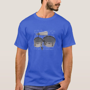 Shirt (dunkel) Timbales & Cowbell (Wählen Sie Ihr