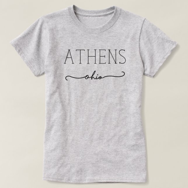 Shirt-Entwurf 2 Athens Ohio T-Shirt (Design vorne)