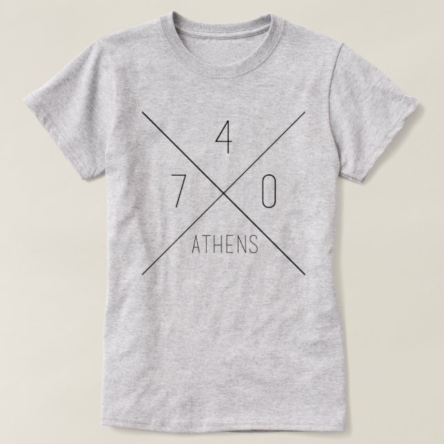 Shirt-Entwurf 7 Athens Ohio T-Shirt (Design vorne)