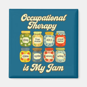 Shirt Ergotherapie-Jam Ot-Gläser Magnet