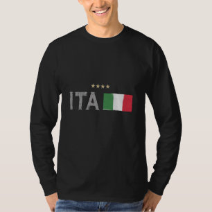 Shirt-Fahne für den Fußball in Italien T-Shirt