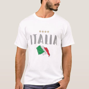 Shirt-Fahne für den Fußball in Italien T-Shirt