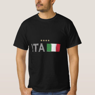 Shirt-Fahne für den Fußball in Italien T-Shirt