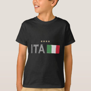 Shirt-Fahne für den Fußball in Italien T-Shirt