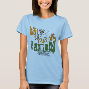 Shirt Fischen Spaß Angeln Köder