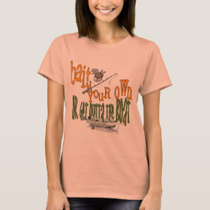 Shirt Fischen Spaß Angeln Köder