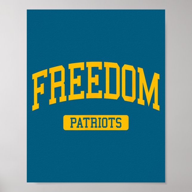 Shirt Freedom High School Hs Bethlehem Poster (Vorne)