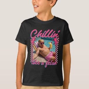 Shirt Funny Chillin wie ein Felon Trump 2024