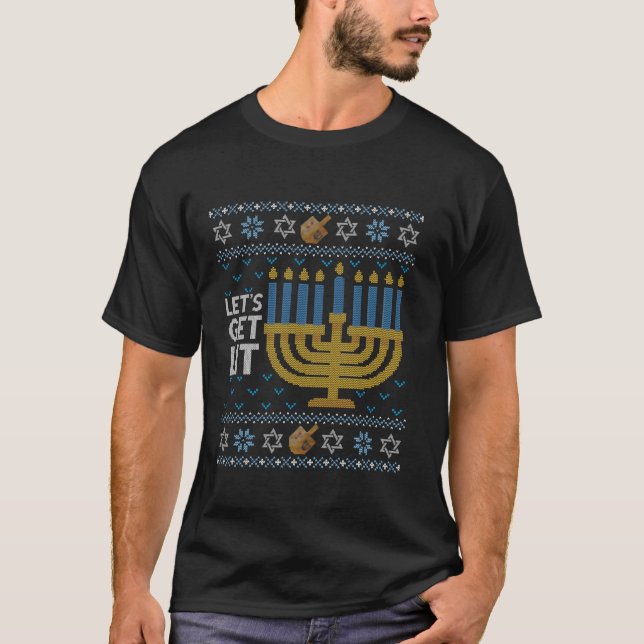 SHIRT Funny Hanukkah Sweater Lasse Lit holen (Vorderseite)