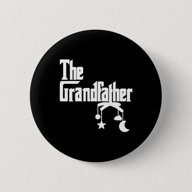 Shirt Funny Vatertag Großvater Geschenk Button (Vorderseite)