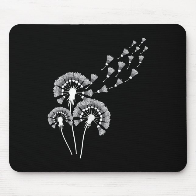Shirt für Badminton Player _ Bad Mousepad (Vorne)