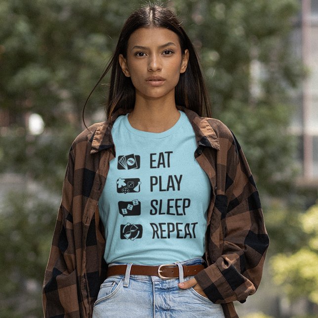 Shirt für das Spiel "Eat-Play-Sleep"-Wiederholung (Von Creator hochgeladen)