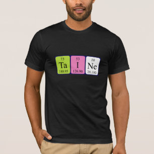 Shirt für den periodischen Tainnamen