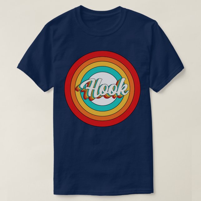 Shirt für den Vintagen Hook-Kreis (Design vorne)