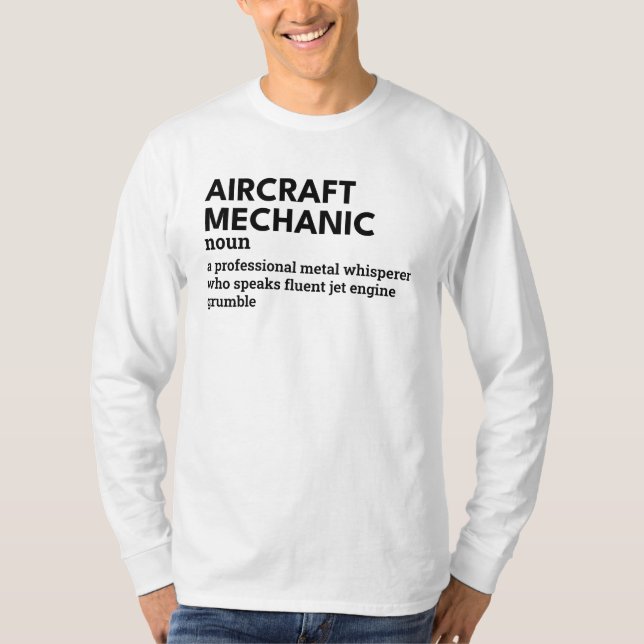 Shirt für die Begriffsbestimmung von "Fluggerät" (Vorderseite)
