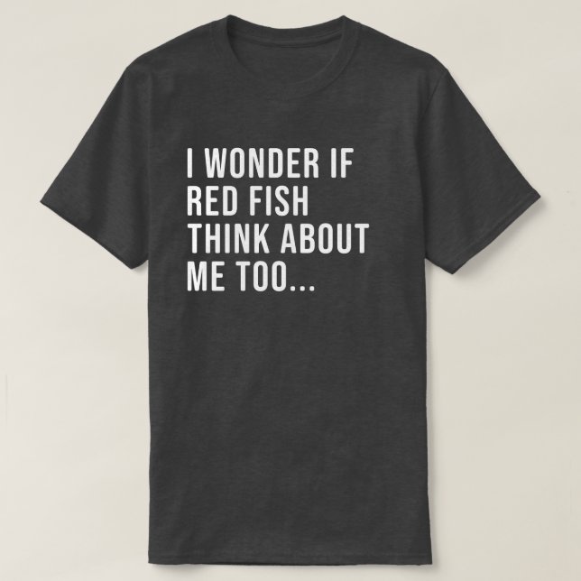 Shirt für die Fischerei auf Rotbarsch und Rotbarsc (Design vorne)
