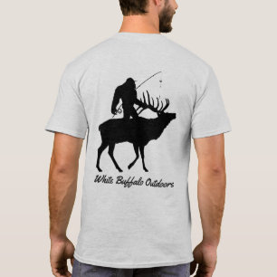 Shirt für die Fischerei mit dem Sasquatch-Riesene