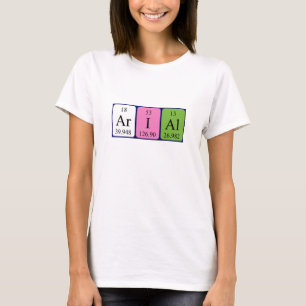 Shirt für die periodische Tabellenbezeichnung
