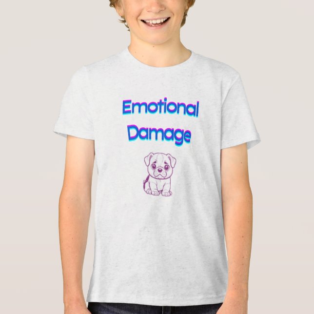 Shirt für emotionale Schäden für Kinder (Vorderseite)