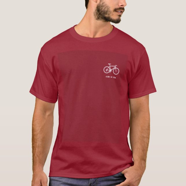 Shirt für Fahrten oder Die Fahrrad (Vorderseite)