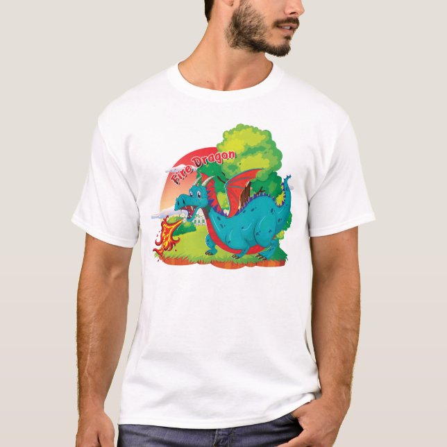 Shirt für Feuerdrache (Vorderseite)