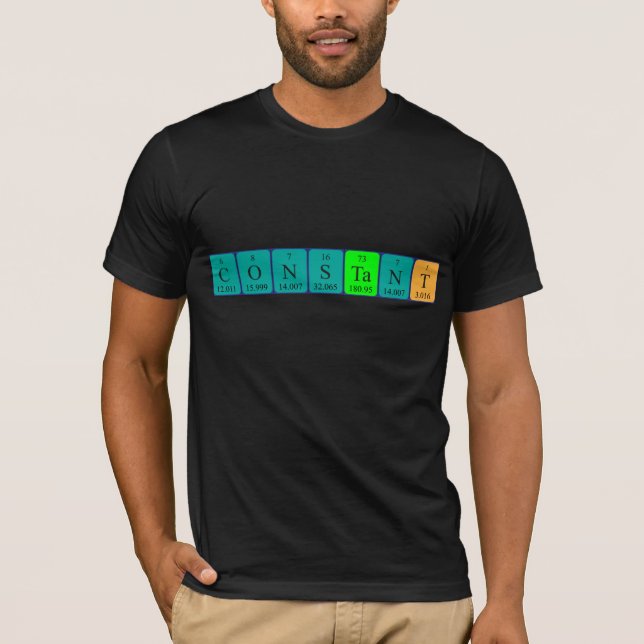 Shirt für konstante periodische Tabellennamen (Vorderseite)