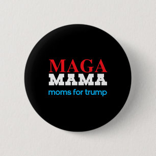 Shirt für Mamas für Trump Patriotic 2020 Button