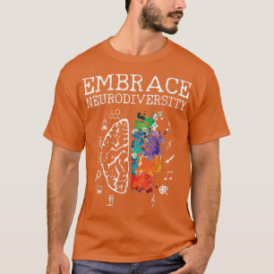 Shirt für Neurovielfalt - Embrace ADHD Autism ASD
