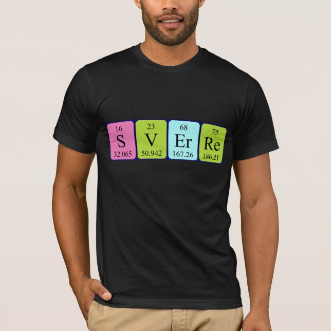 Shirt für periodische Tabellen (Vorderseite)