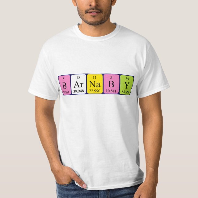 Shirt für periodische Tabellen (Vorderseite)