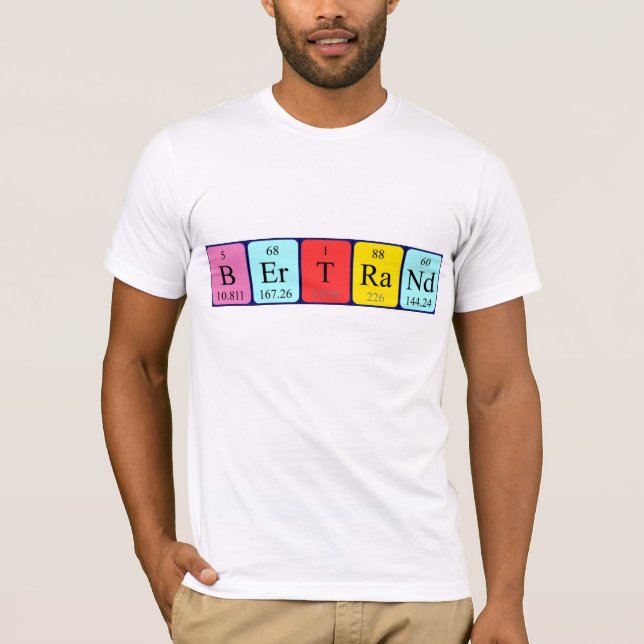 Shirt für periodische Tabellen (Vorderseite)