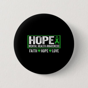 Shirt für psychische Gesundheit - Hoffnung psychis Button