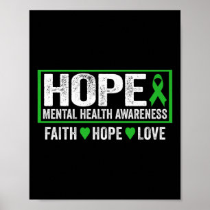 Shirt für psychische Gesundheit - Hoffnung psychis Poster