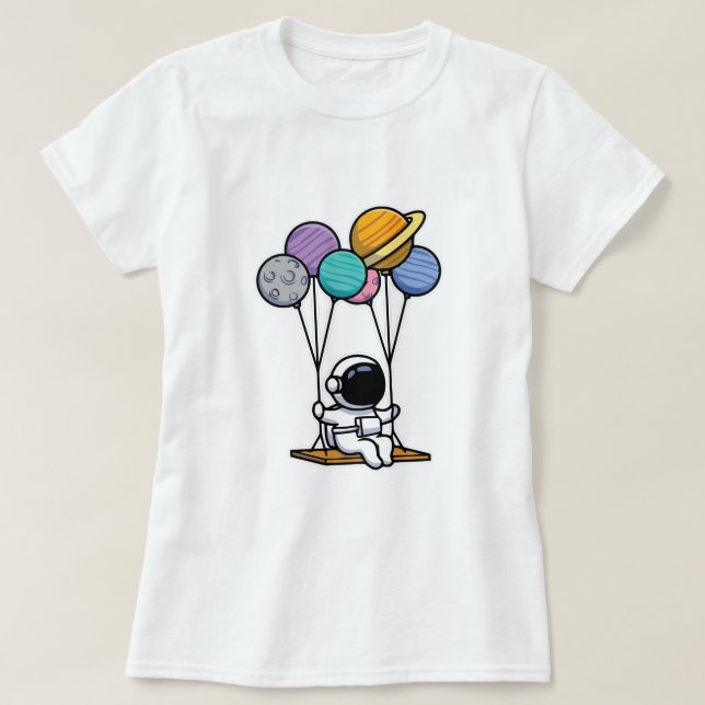 Shirt für Raumfahrten, Shirts des Weltraums (Design vorne)