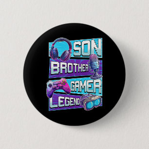 Shirt Gaming Shirt Video Game Shirts für Jungen Te Button
