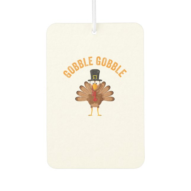 Shirt Gobble Gobble Gobble Erntedank Day Autolufterfrischer (Vorderseite)