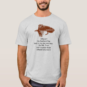 Shirt "Grausamer Trout" mit braunem Matuka-Streame