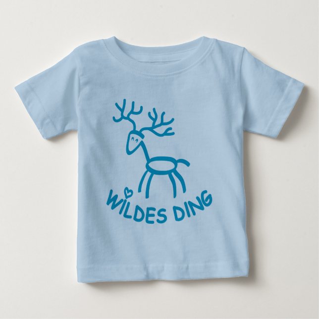 shirt hirsch geweih hirschgeweih elch wild (Vorderseite)