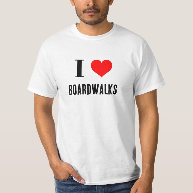 Shirt - ich Herz Boardwalk (Vorderseite)
