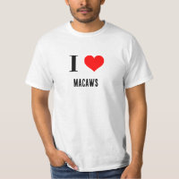 Shirt - Ich möchte Macaws