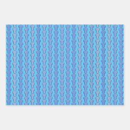 Shirt in Blue Stripes Geschenkpapier Set