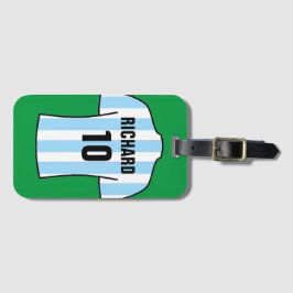 Shirt in hellblau gepäckanhänger