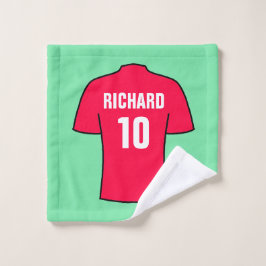 Shirt in Rot Waschlappen