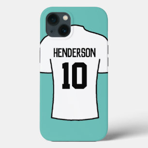 Shirt in Weiß mit Name und Nummer Case-Mate iPhone Hülle