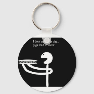 Shirt isst ich nicht wie ein Schwein Schlüsselanhänger