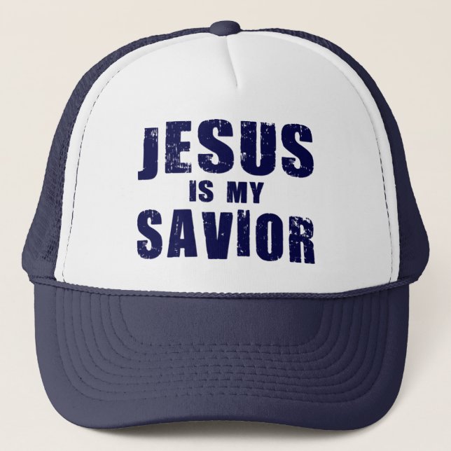 SHIRT_JesusSavior Truckerkappe (Vorderseite)